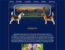 Tablet Screenshot of laneraebeagles.com
